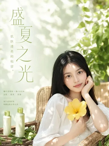 斑驳日光·清透淡妆·户外人像参考样片